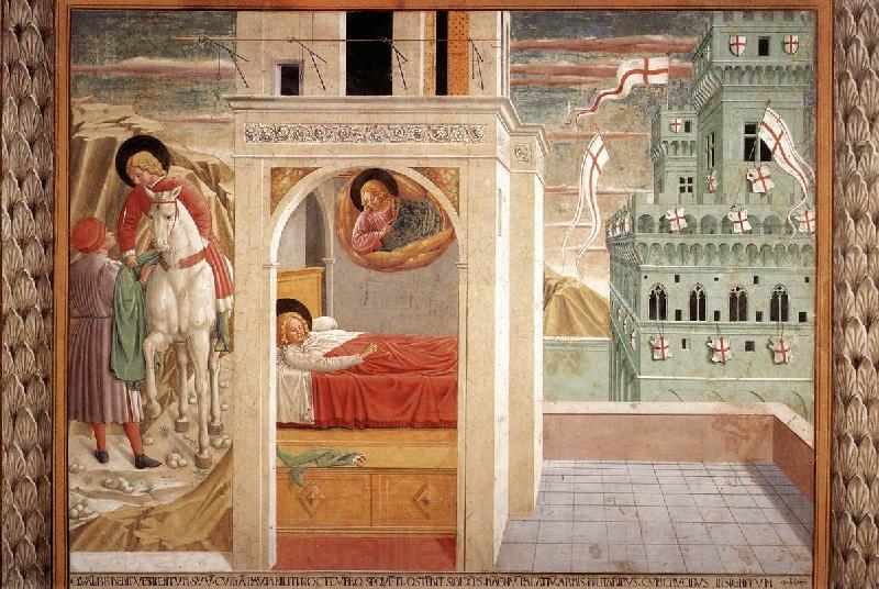 GOZZOLI, Benozzo Scenes from the Life of St Francis (Scene 2, north wall) cd
